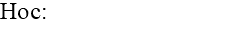Нос: